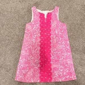 Lilly Pulitzer Pink Floral Kids Dress